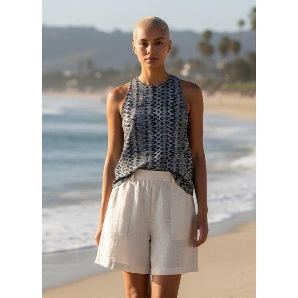 Joie womens 100% silk racerback tank top lined Small Y2K glam quiet luxury